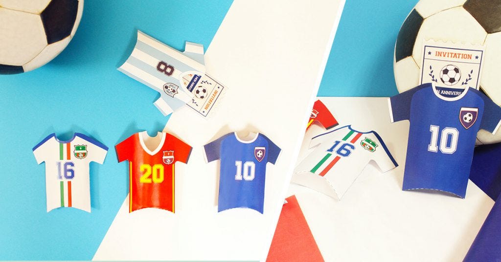 DIY Football Birthday Invitations
