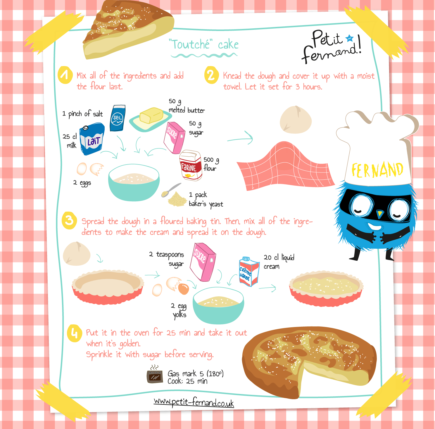 Kids' cake recipe