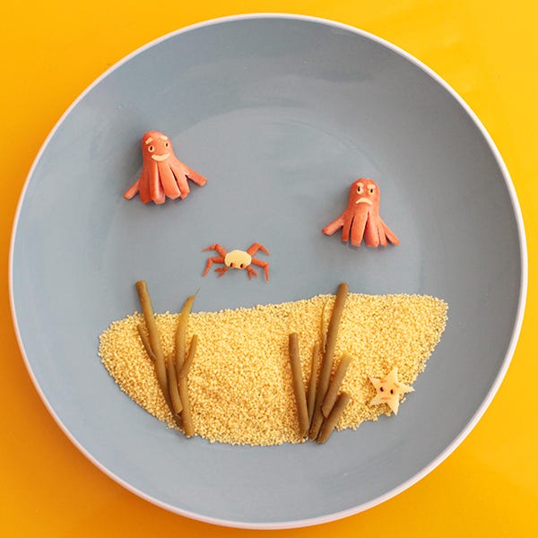 Fun Food Sausage Squids