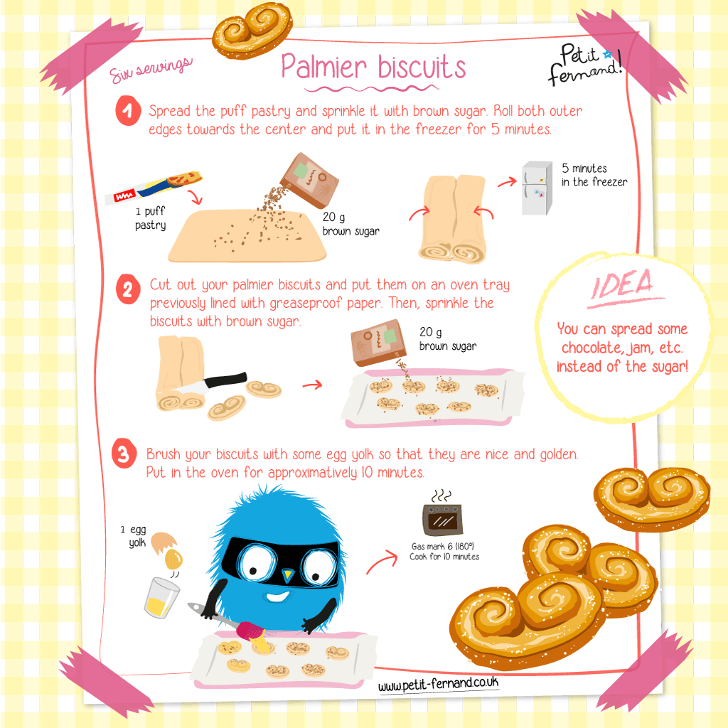 Palmier Biscuits Recipe