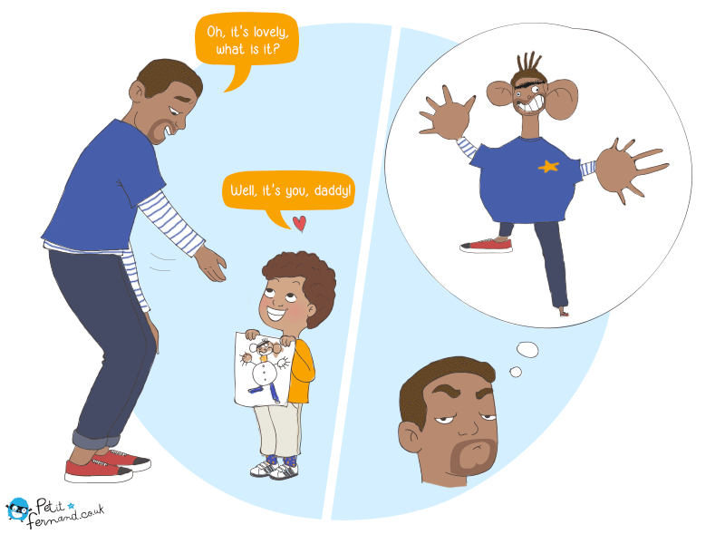 Parenting humour comic strips