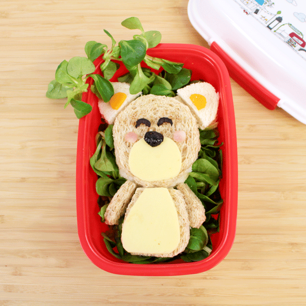 Teddybear Sandwich Food Art