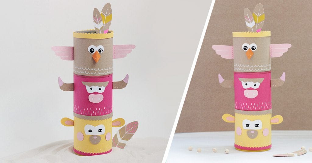 DIY for Kids: Indian Totem Treasure Boxes