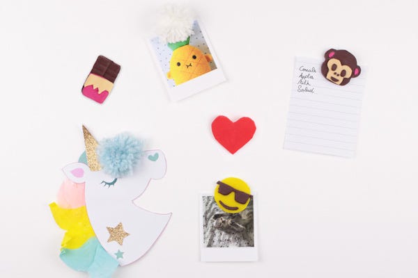DIY Emoji Magnets