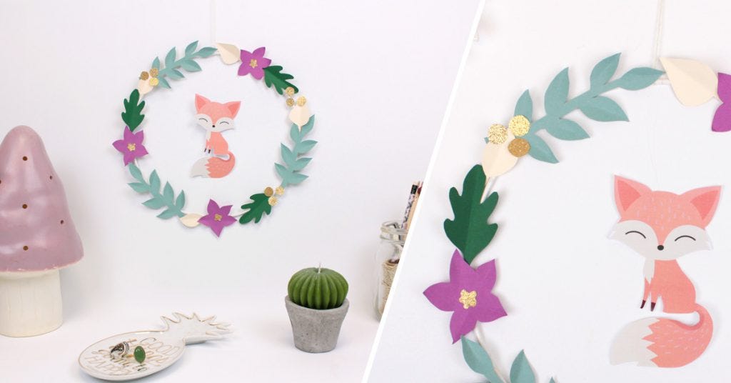 Fall Paper Wreath
