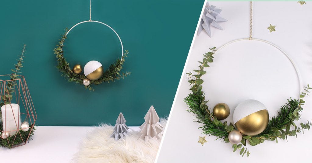 Christmas wreath DIY