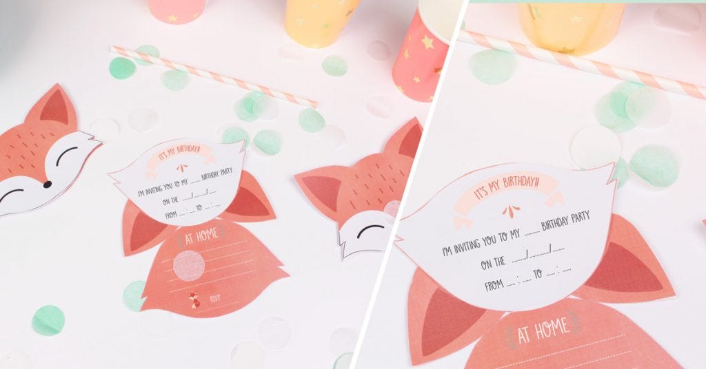 Birthday card DIY printable