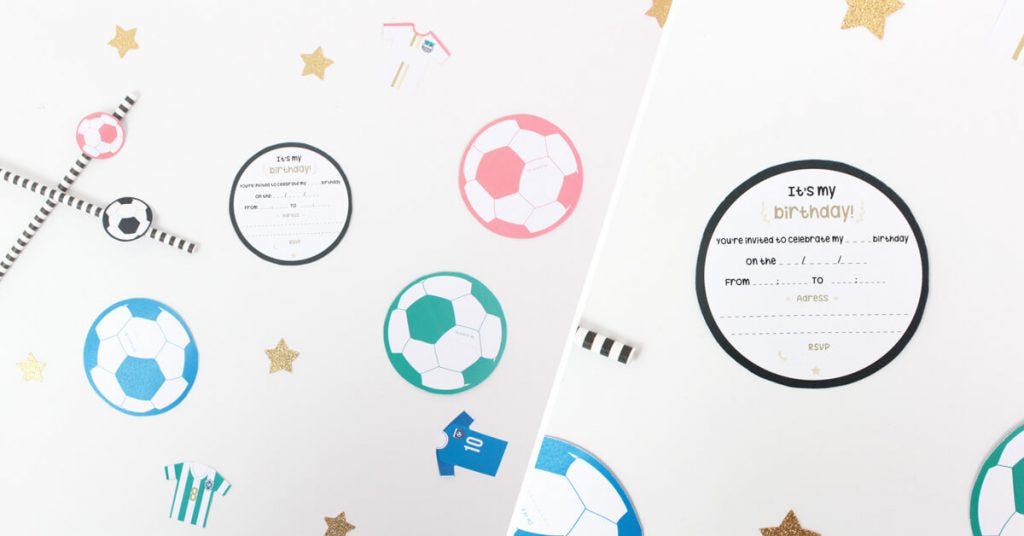 DIY football party set