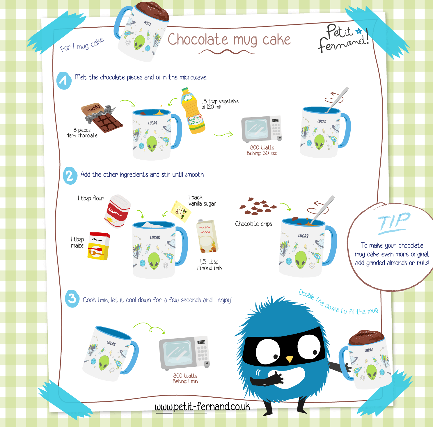Recipe Chocolate mug cake