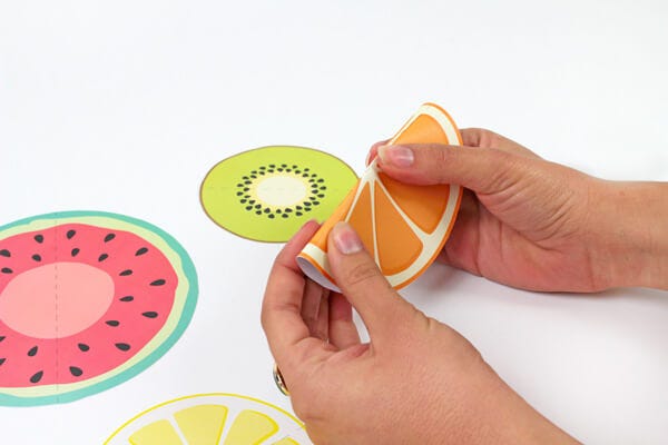 Make these fruit birthday invitations for a great summer party