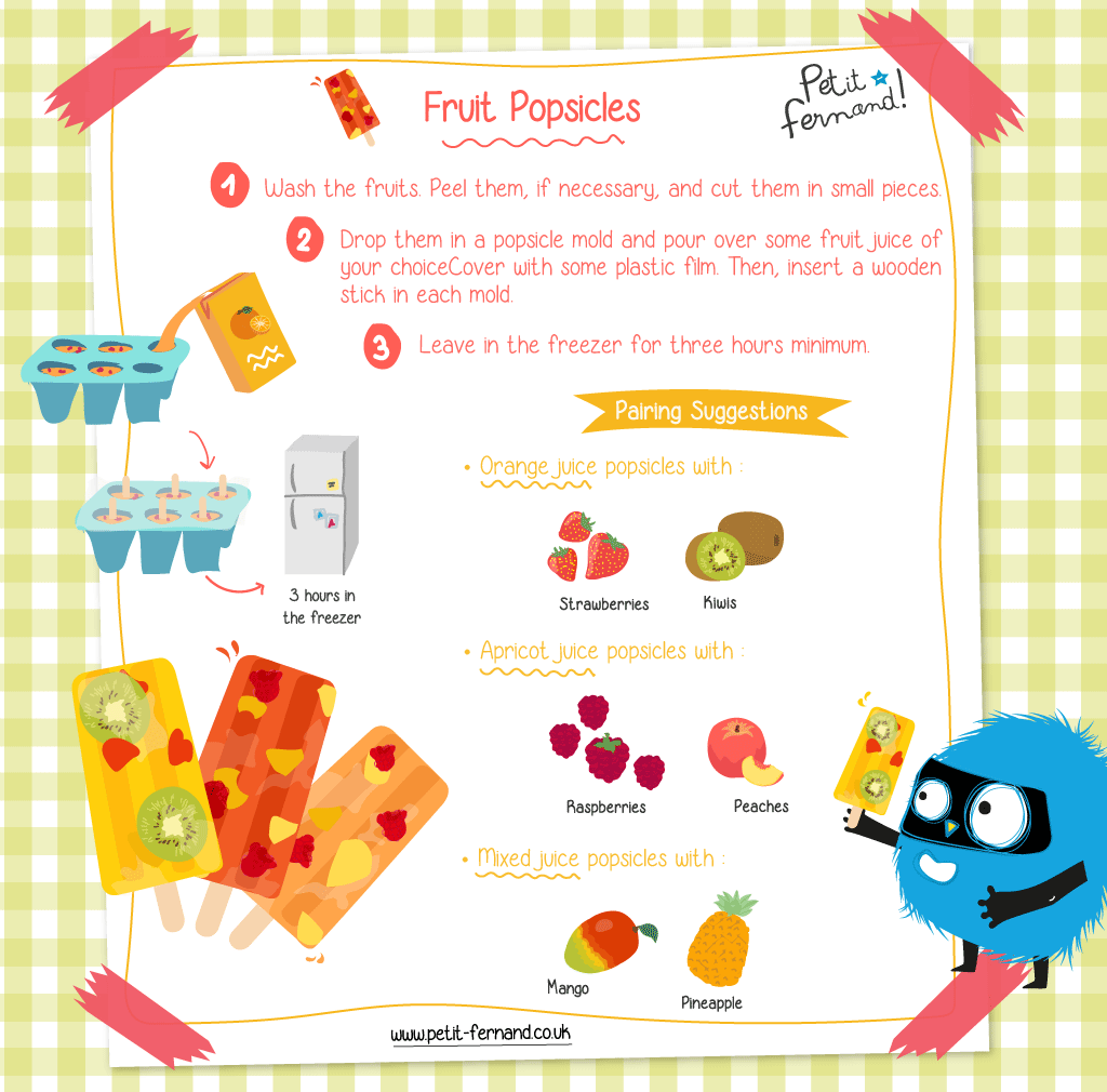 Make these fresh and healthy fruit popsicles, just in time for summer