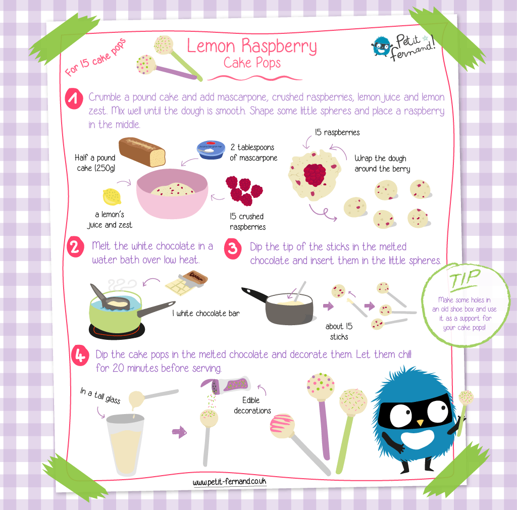Follow this recipe to make some cute and delicious cake pops