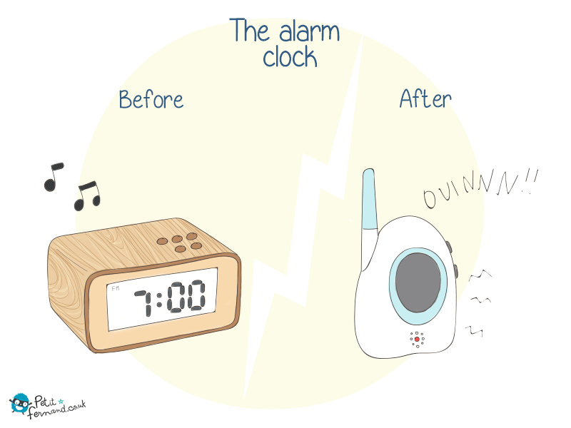 Parenting involves many changes and sacrifices… including changing your wake-up time