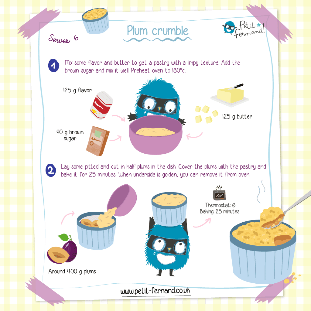 Plum crumble recipe
