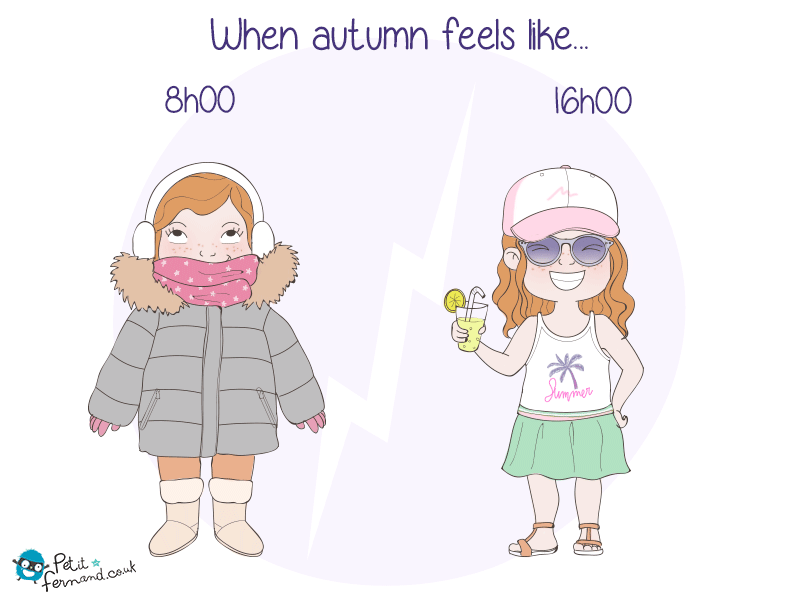 Outfit of the morning VS outfit of the afternoon