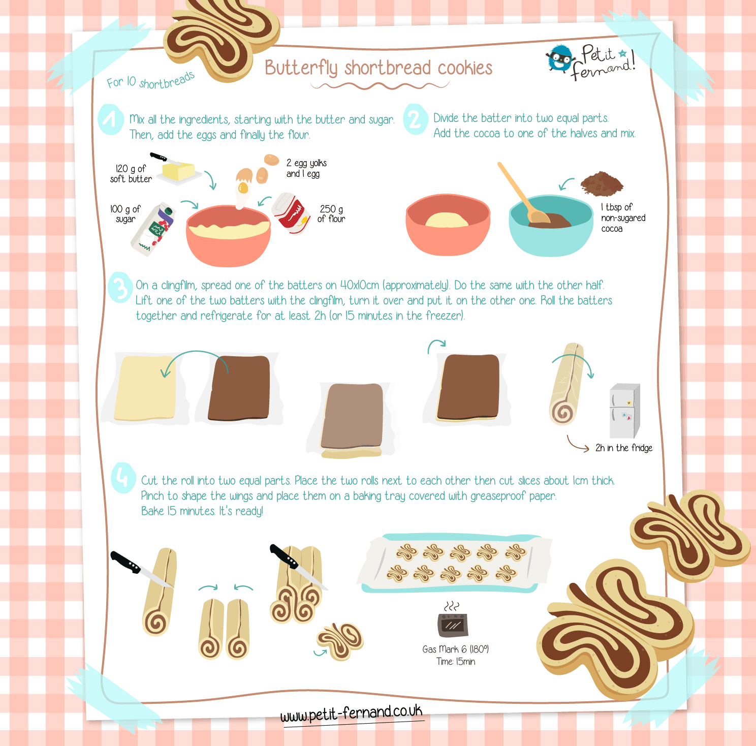 Follow a few steps to make this original recipe