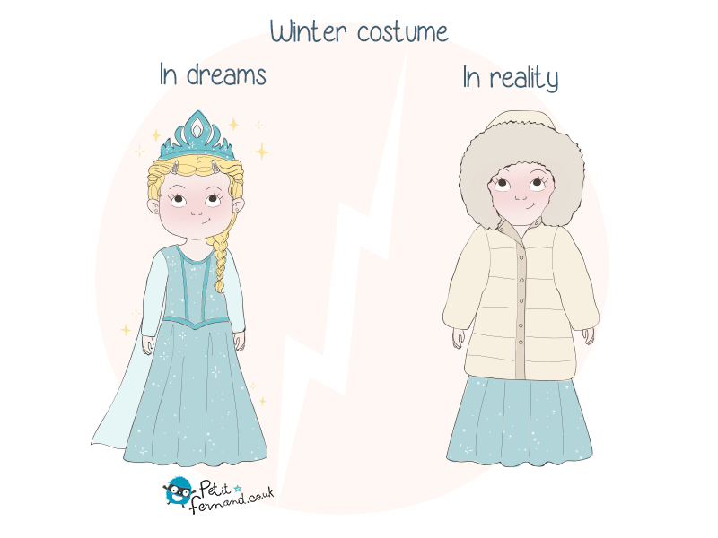 Winter costume… really?