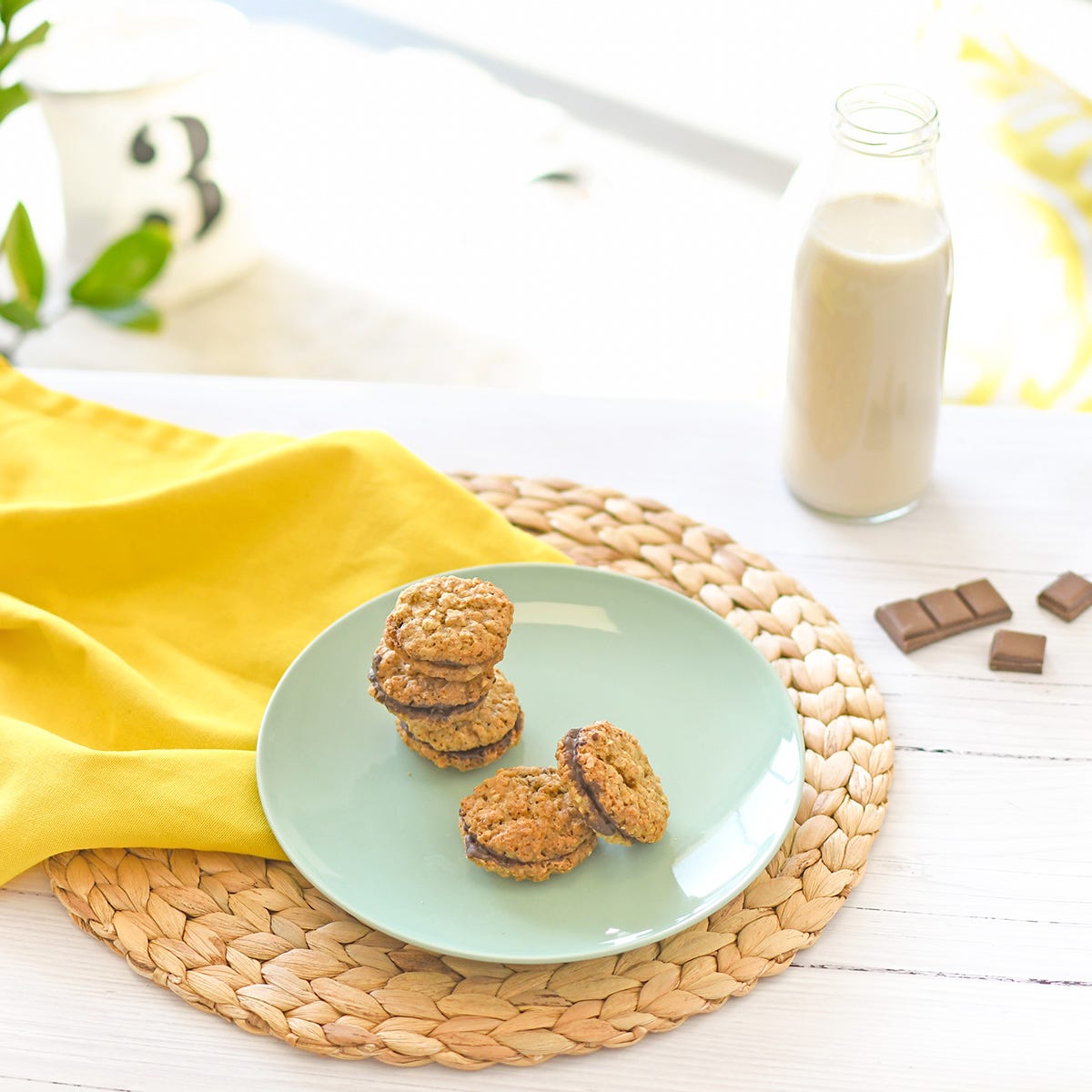 Chocolate for taste, oatmeal for energy!