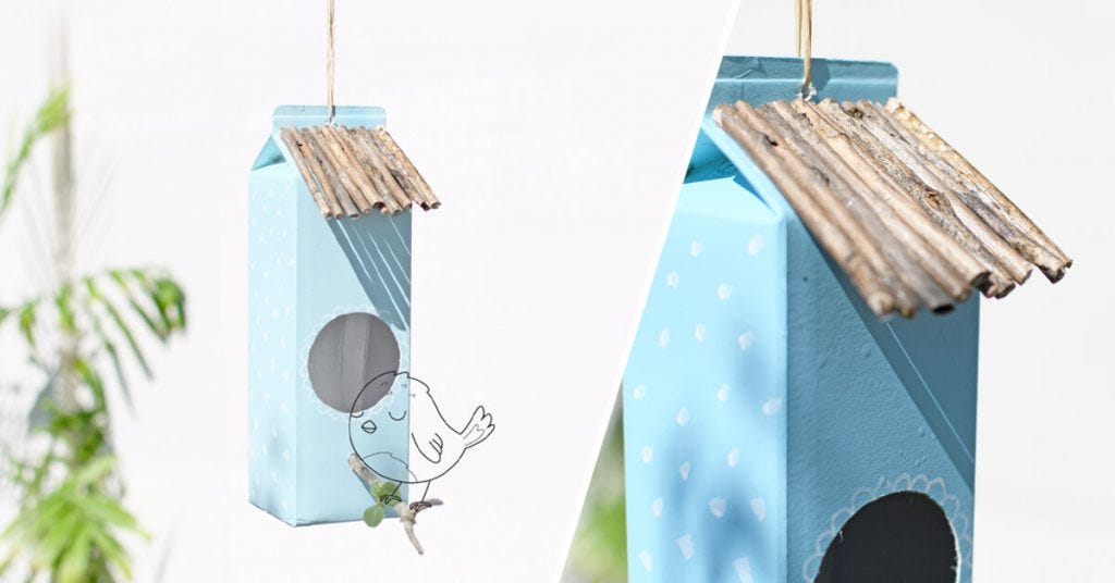 Spring celebration: a homemade bird nest!