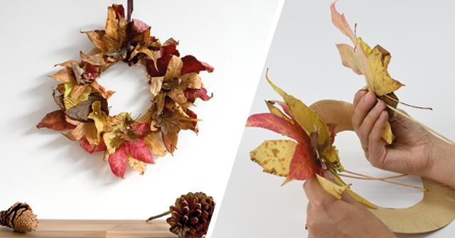 Fall Leaf wreath workshop